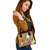 Fiji Shoulder Handbag - Turtle Plumeria (Gold) - Polynesian Pride