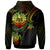 Tahiti Custom Hoodie Reggae Turtle - Polynesian Pride