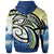 Polynesian Hoodie Dawn Sea Waves Pattern - Polynesian Pride