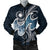 Marshall Islands Polynesian Men's Bomber Jacket - Ocean Style Blue - Polynesian Pride