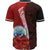 Federated States Of Micronesia Polynesian Custom Personalised Baseball Shirt - Coat Of Arm With Hibiscus - Polynesian Pride