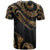 American Samoa Polynesian Custom T Shirt Polynesian Tattoo Gold Version - Polynesian Pride
