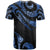 Niue Polynesian Polynesian T Shirt Poly Tattoo Blue Version - Polynesian Pride