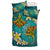 Niue Polynesian Bedding Set - Manta Ray Ocean - Polynesian Pride