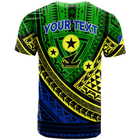 Custom Vanuatu Malampa Province Tribal Pattern T Shirt LT12 - Polynesian Pride
