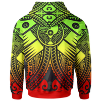YAP Hoodie Reggage Seal with Polynesian Tattoo - Polynesian Pride