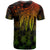Fiji Custom T Shirt Polynesian Wings (Reggae) - Polynesian Pride