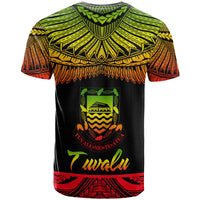 Tuvalu Polynesian Custom T Shirt Tuvaluan Pride Reggae Version - Polynesian Pride