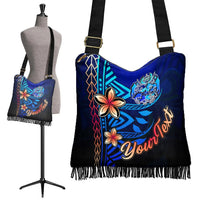 Tonga Custom Personalised Boho Handbag - Vintage Tribal Mountain - Polynesian Pride