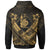 New Caledonia Polynesian Custom Zip up Hoodie New Caledonia Gold Seal Camisole Hibiscus Style - Polynesian Pride