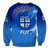 Fiji Tapa Tribal Coconut Tree Sweatshirt - LT12 - Polynesian Pride
