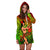 (Custom Personalised) Hawaii Hula Girl Reggae Hoodie Dress - LT2 - Polynesian Pride