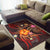 Vanuatu Polynesian Personalised Area Rug - Legend of Vanuatu (Red) - Polynesian Pride