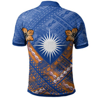 Marshall Islands Custom Polo Shirt Marshall Islands Flag Camisole Hibiscus Style - Polynesian Pride