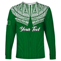 Norfolk Islands Pine Tree Long Sleeve Shirt - LT12 Unisex Green - Polynesian Pride