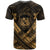 Hawaii Custom T Shirt Gold Seal Polynesian Patterns - Polynesian Pride