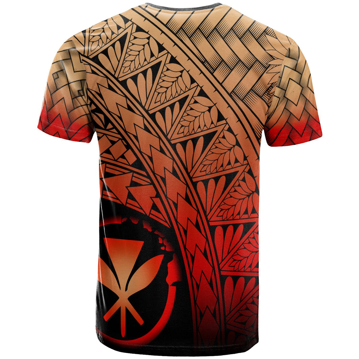Hawaii Polynesian Custom T Shirt Plumeria Tattoo Tribal - Polynesian Pride