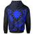 Nauru Polynesian Custom Zip up Hoodie Nauru Blue Seal Camisole Hibiscus Style - Polynesian Pride