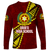 Tonga Vava'u High School Tongan Patterns Long Sleeve Shirt - LT12 - Polynesian Pride