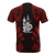 New Caledonia T Shirt New Caledonia Coat Of Arms Polynesian Tattoo Red Style - Polynesian Pride