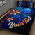 Nauru Custom Personalised Quilt Bed Set - Vintage Tribal Mountain - Polynesian Pride