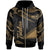 Tokelau Polynesian Zip Hoodie Polynesian Tattoo Gold Version Unisex Gold - Polynesian Pride