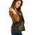 Samoa Shoulder Handbag - Custom Personalised Polynesian Pattern Style Gold Color - Polynesian Pride