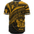 Niue Baseball Shirt - Gold Color Cross Style - Polynesian Pride