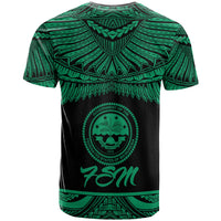 Federated States of Micronesia Polynesian T Shirt Federated States of Micronesia Pride Green Version - Polynesian Pride