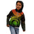 New Caledonia Polynesian Zip up Hoodie New Caledonia Waves (Reggae) - Polynesian Pride