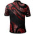 Hawaii Kanaka Maoli Custom Polo Shirt Polynesian Tattoo Red Version - Polynesian Pride