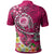 FSM Custom Polo Turtle Plumeria (PINK) - Polynesian Pride