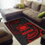 Samoa Polynesian Area Rug - Red Tribal Wave - Polynesian Pride