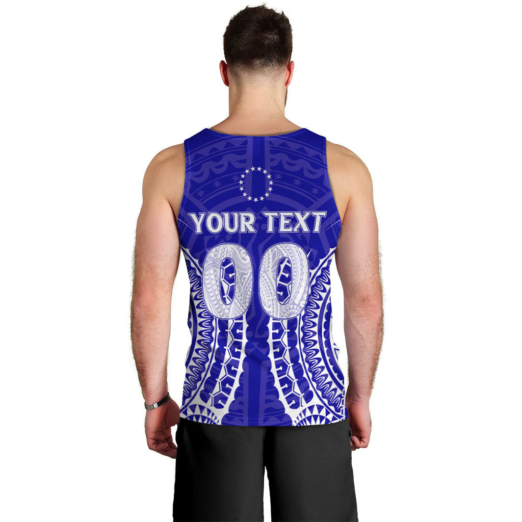 (Custom Personalised) Cook Islands Pukapuka Men Tank Top - Tribal Pattern - LT12 - Polynesian Pride