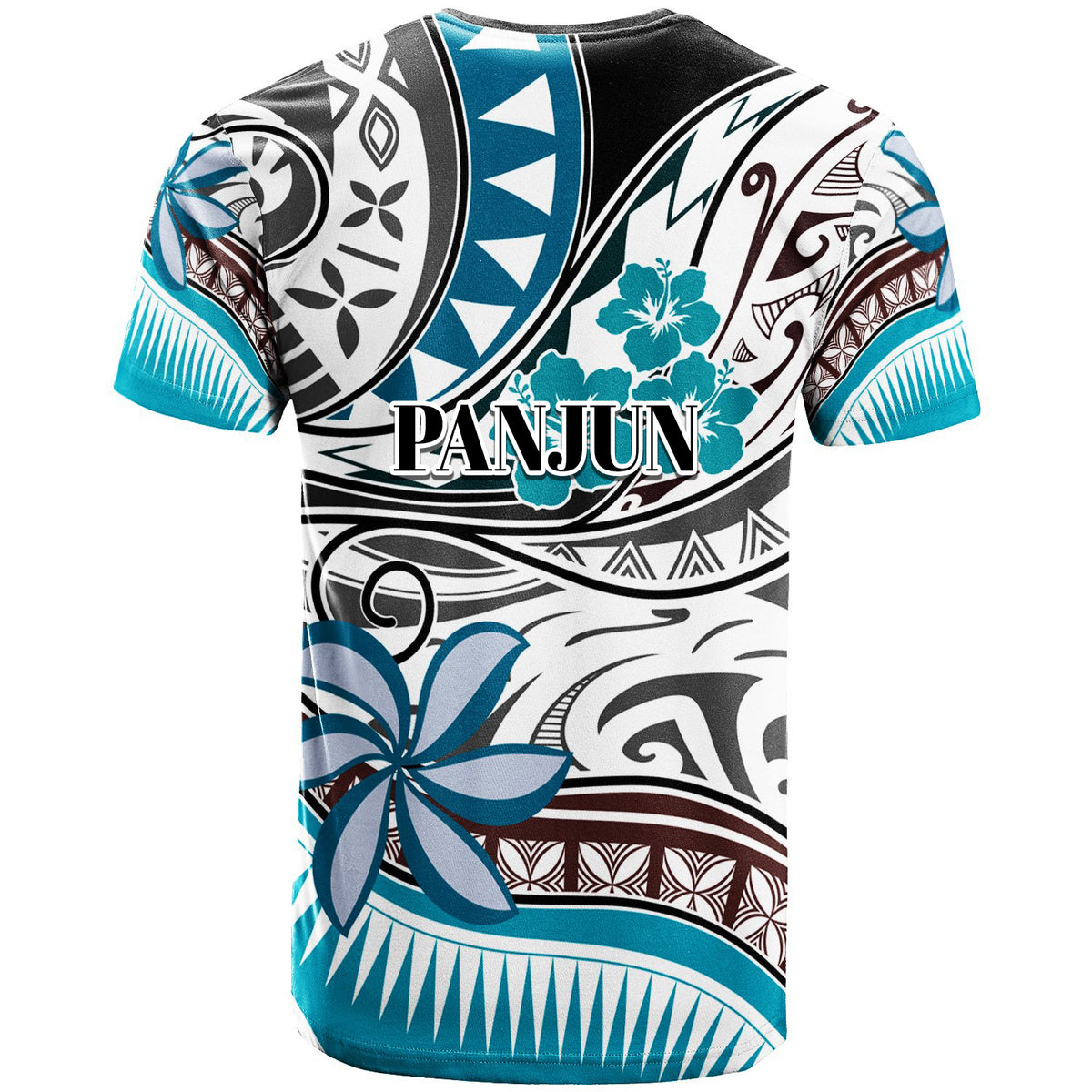 (KOSRAE PANJUN) Kosrae T Shirt Flower and Flow LT8 - Polynesian Pride