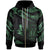 Niue Polynesian Zip Hoodie Polynesian Tattoo Green Version Unisex Green - Polynesian Pride