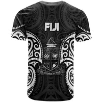 Fiji Polynesian Custom T Shirt Fijian Spirit White - Polynesian Pride