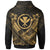 Hawaii Custom Zip up Hoodie Gold Kanaka Maoli Polynesian Patterns - Polynesian Pride