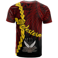 Papua New Guinea Western Province Polynesian T Shirt Tribal Wave Tattoo - Polynesian Pride