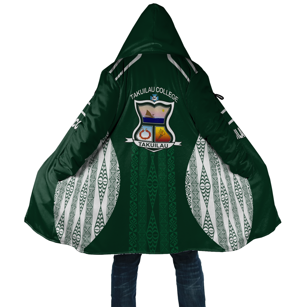 Takuilau College Tongan Patterns Cloaks - LT12 - Polynesian Pride