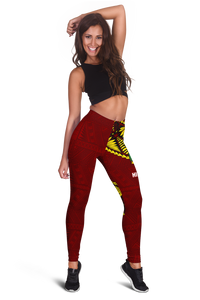 Tonga Vava'u High School Tongan Patterns Legging - LT12 - Polynesian Pride