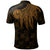 Tahiti Custom Polo Polynesian Wings (Golden) - Polynesian Pride