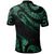 Hawaii Polo Shirt Polynesian Tattoo Green Version - Polynesian Pride