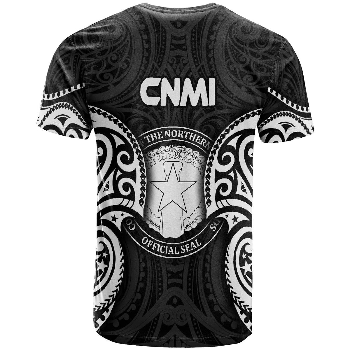 Northern Mariana Islands Polynesian Custom T Shirt CNMI Spirit White - Polynesian Pride