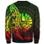 French Polynesia Sweatshirt - Polynesian Pattern Style Reggae Color - Polynesian Pride