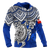 Tonga Polynesian Hoodie Blue Turtle - Polynesian Pride