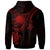 Marshall Islands Custom Hoodie Red Turtle - Polynesian Pride