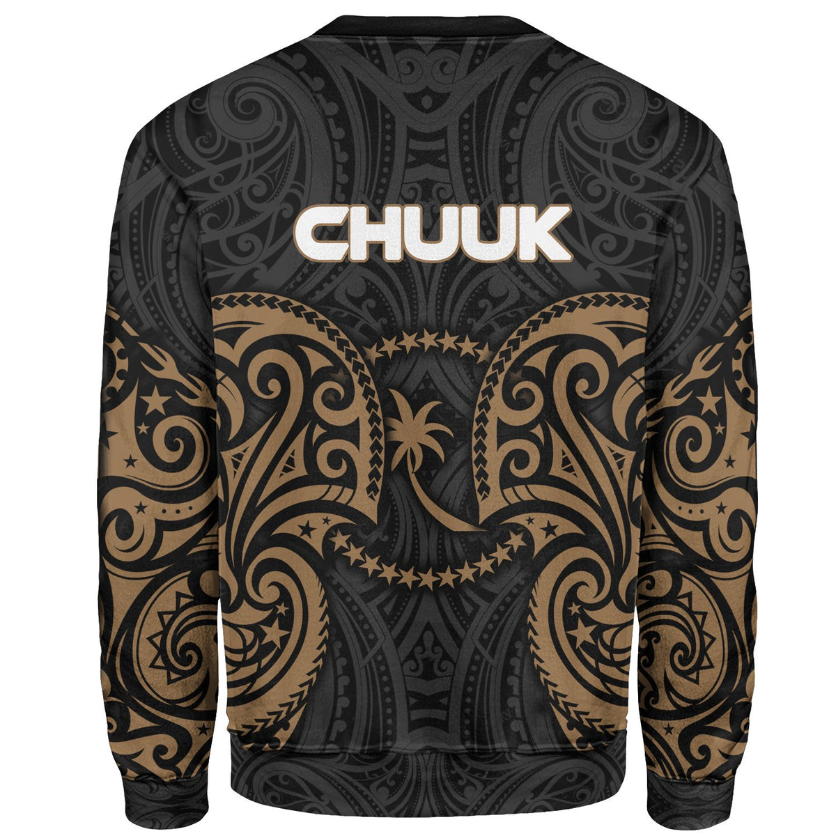 Chuuk Polynesian Sweater - Spirit Style Gold - Polynesian Pride