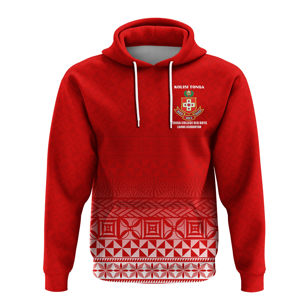 Custom Tonga Hoodie Laione Ashburton Old Boys LT12 - Polynesian Pride