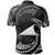Tokelau Polynesian Custom Polo Shirt White Tribal Wave - Polynesian Pride